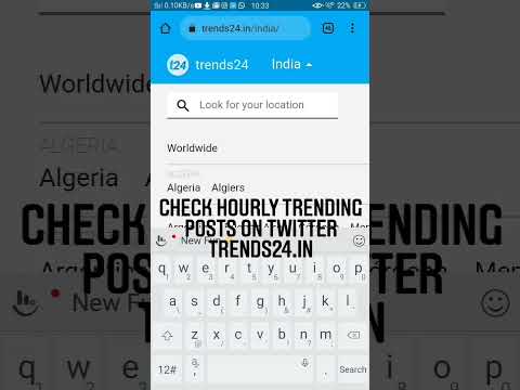 Hourly check twitter trending posts