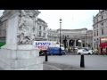 Centre of London with traffic jam 