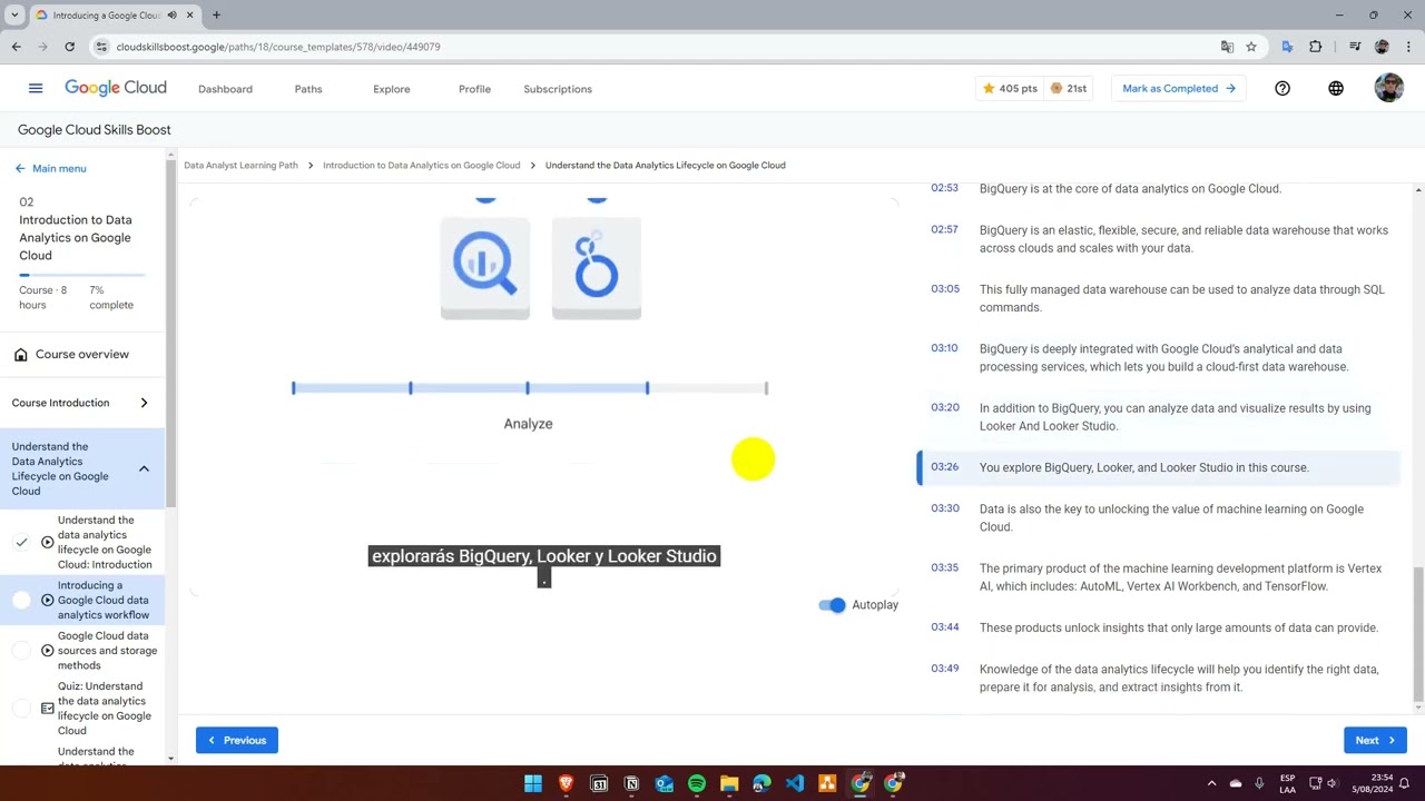 GCP Data Analyst  2  Introduction to Data Analytics on Google Cloud