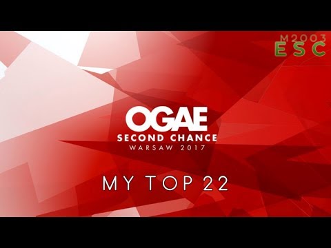 OGAE Second Chance Contest 2017 • My top 22 [from Poland]