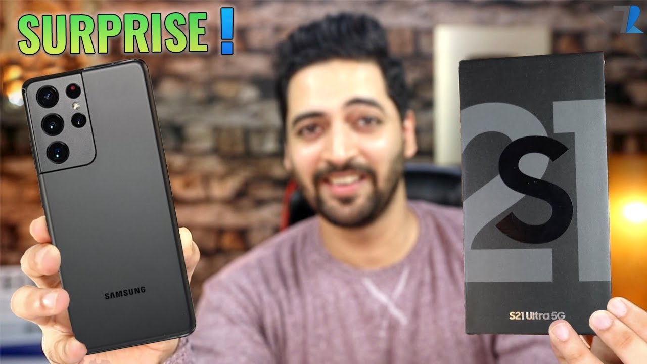 Samsung Galaxy S21 Ultra 5G - Unboxing With Surprise !