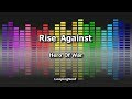 Rise Against - Hero Of War - Karaoke