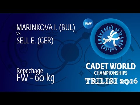 Repechage FW - 60 kg: I. MARINKOVA (BUL) df. E. SELL (GER), 2-2