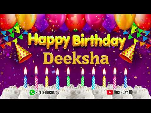 Deeksha Happy birthday To You - Happy Birthday song name Deeksha 🎁