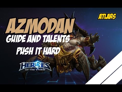 Azmodan, Guide and Talents - Pushing a lane through Hell [60fps]