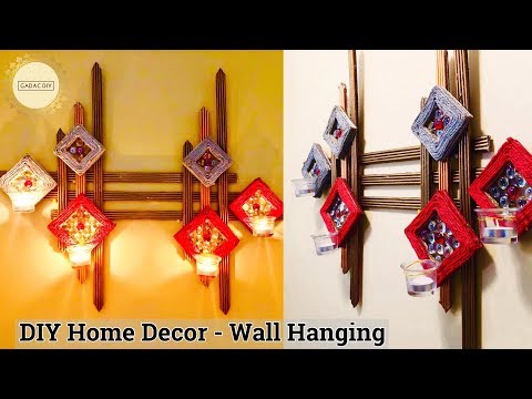 Wall hanging craft ideas | Unique wall hanging | diy wall decor |  Wall hanging ideas Video