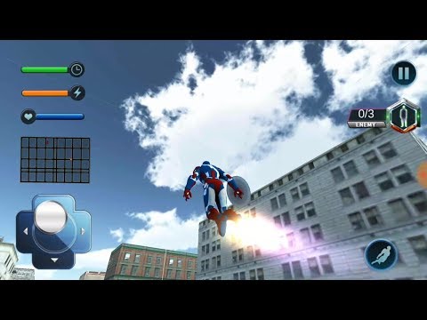 Flying Robot Captain Hero City Rescue Mission - 07 Complete