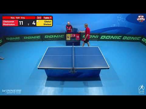 23:00 Oleksandr Mashtakov 3-0 Oleksii Shelest West 5 WIN CUP 26.10.2022 | TABLE TENNIS WINCUP