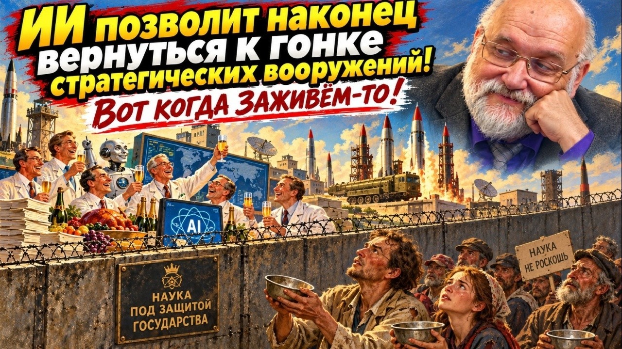 ИИ позволит наконец вернуться к гонке стратегических вооружений! Вот когда ?
