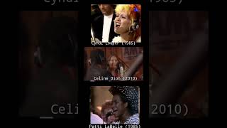 Who fascinates you ?, Cyndi Lauper &amp; Celine Dion &amp; Patti LaBelle#shorts