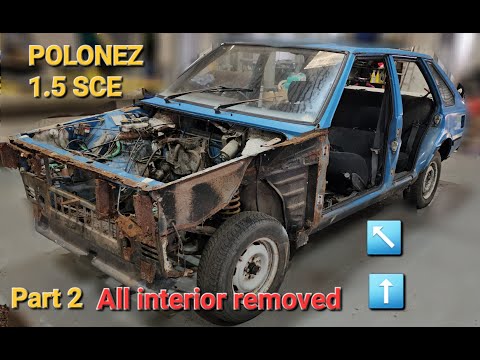 Thumbnail for FSO Cars Polonez 1.5 SCE restoration part 2, demontaż wnętrza Poloneza przejsciówki RHD by Car