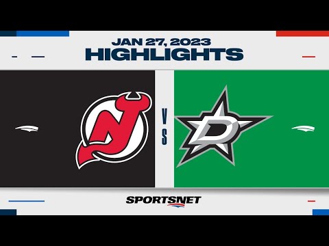 NHL Highlights | Devils vs. Stars (OT) - January 27, 2023
