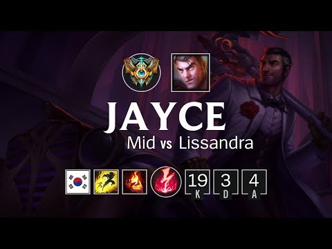 Jayce Mid vs Lissandra - KR Challenger Patch 8.12