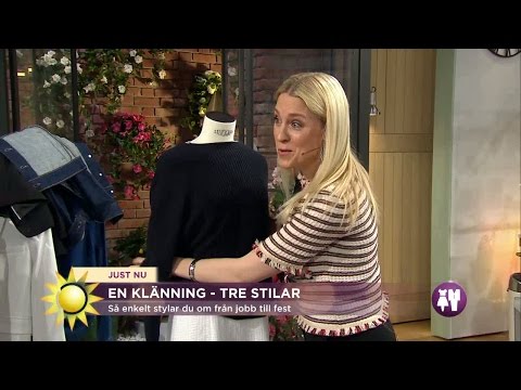 Emilia de Poret: "Vi kvinnor är dåliga på att markera midjan" - Nyhetsmorgon (TV4)