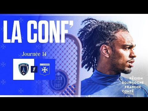 J14 - The press conference of Christophe Pelissier and Sékou Mara before PFC-AJA
