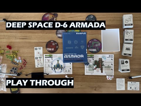 Deep Space D-6 Armada play through board game