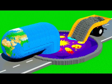 LONG CARS vs PLANETS PORTAL #4 in Teardown