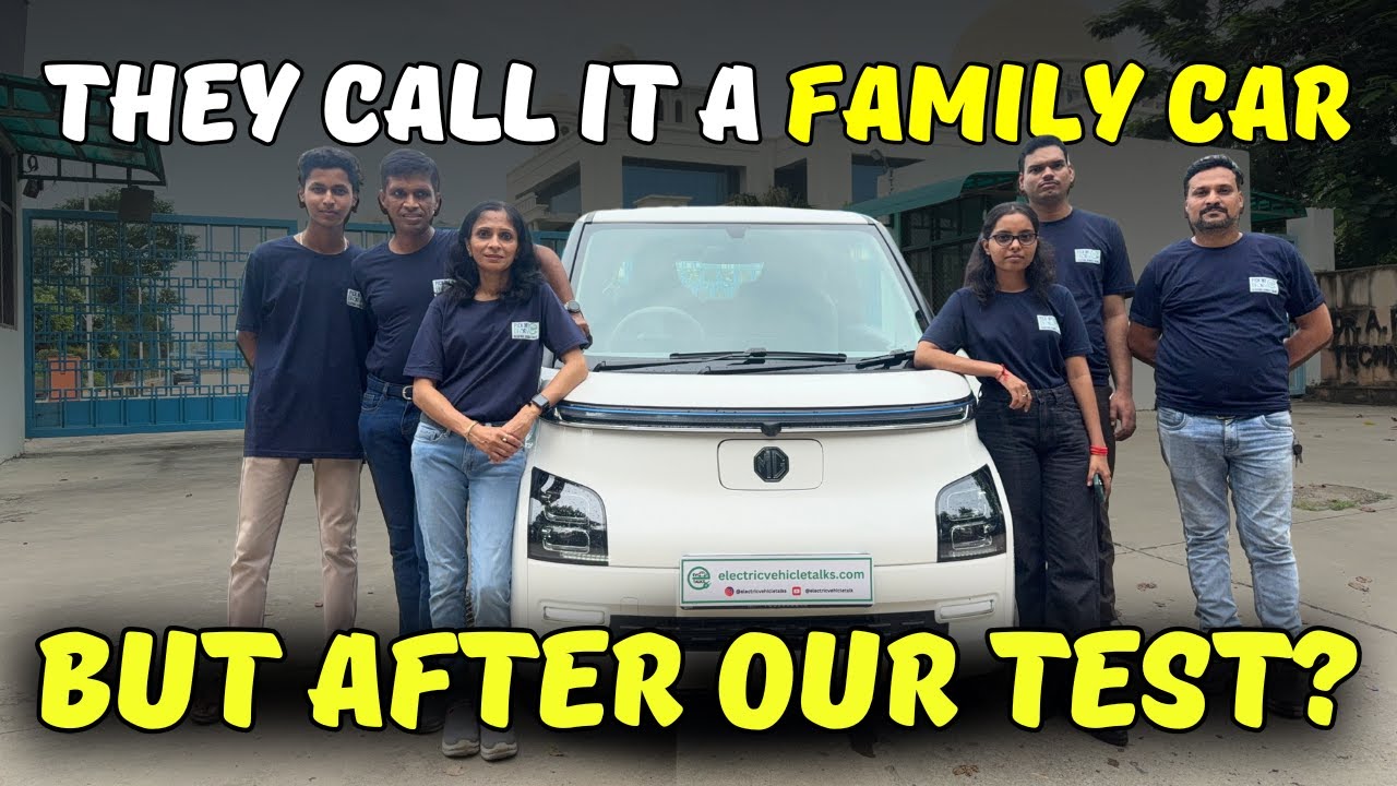 🪑 MG Comet EV – 4 People Sitting & Drive Test! #electricvehicletalks #mgcometev #cometev