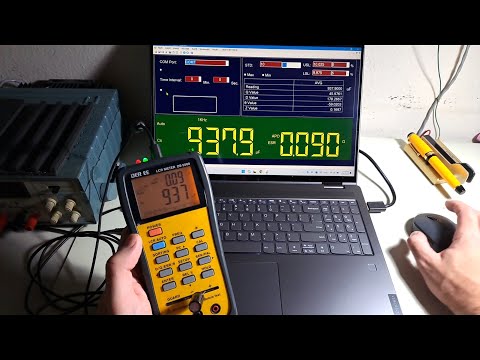 LCR meter DE-5000, integrating the USB interface