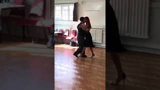 Our milonga workshop event, taught by Alejandro Hermida - an alternative view of the demo.