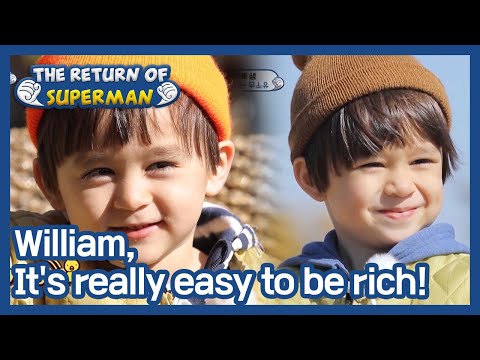 William, It's really easy to be rich! (The Return of Superman) | KBS WORLD TV 201213