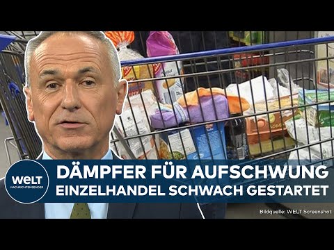 DEUTSCHLAND: Das war unerwartet! Einzelhandel im Frühjahr schwach gestartet - Dämpfer für Aufschwung