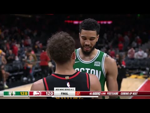 Boston Celtics eliminate the Atlanta Hawks- Final 4 minutes || 2023 Playoffs