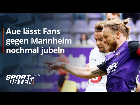 FC Erzgebirge Aue 2-0 SV Sport Verein Waldhof Mann...