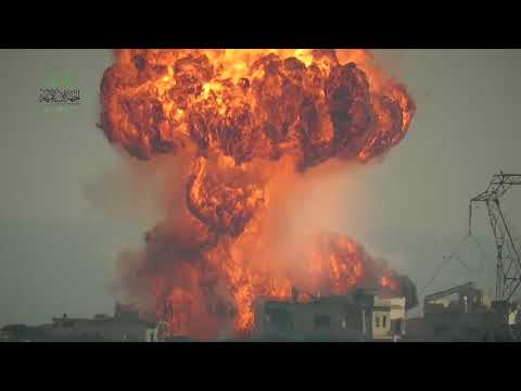 استهداف دبابة تي72 بصاروخ تاو من قبل حركة أحرار الشام الإسلامية على جبهة معان في ريف حماة الشمالي الشرقي