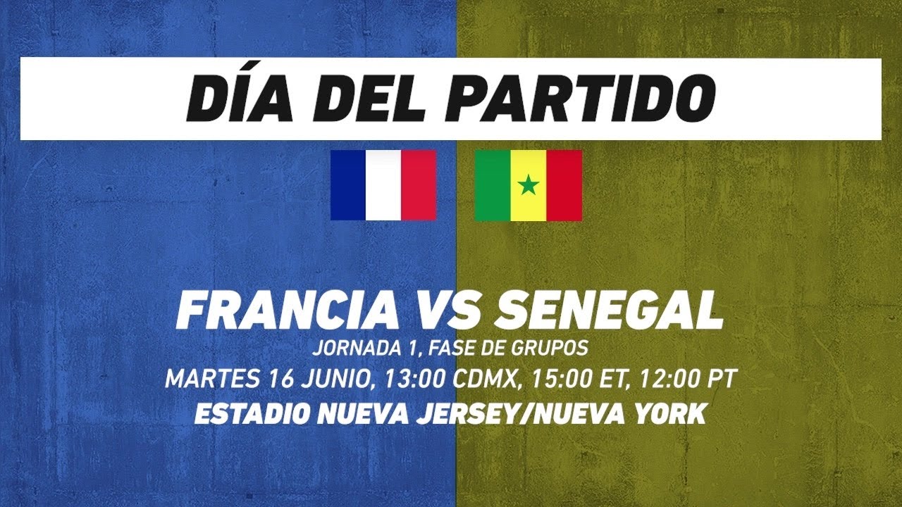 Francia vs Senegal, frente a frente: Futbol
