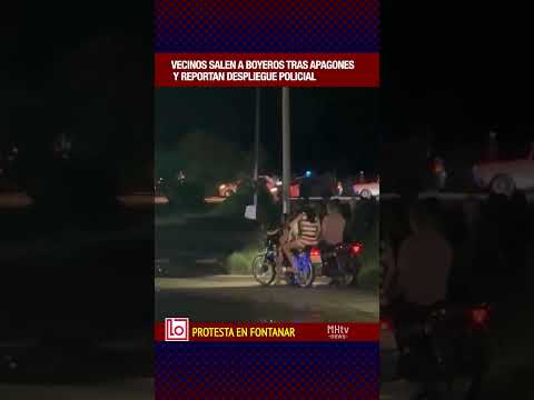 PROTESTA EN FONTANAR: VECINOS SALEN A LA AVENIDA DE BOYEROS TRAS APAGONES PROLONGADOS | MHTv