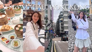 SG to MACAU, CHINA [vlog] exploring the city, best places to eat & visit in macau, what is it like!!