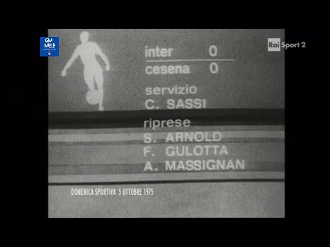 1975-76 (1^ - 05-10-1975) INTER-Cesena 0-0 Servizio+Moviola - RaiSport2