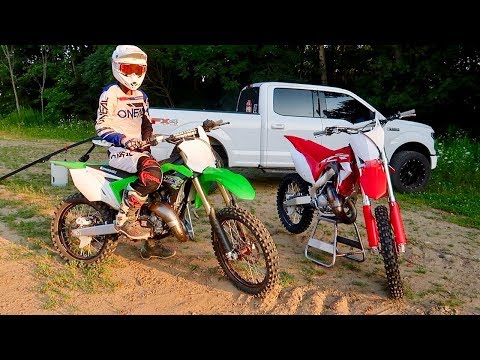 What's The Better 2 Stroke? CR125 vs. KX125