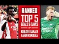 RANKED | Bukayo Saka and Aaron Ramsdale rank each others' top 5 goals and saves!