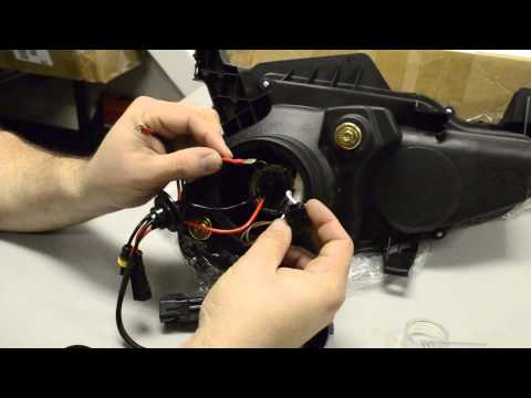 Scion FR-S Winjet JDM Replica Headlight - HID Install Video