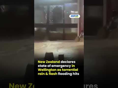 New Zealand declares state of emergency in Wellington as torrential rain & flash flooding hits