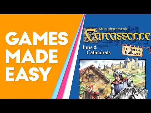 Learn to play Carcassonne Expansions: River, Inns & Cathedrals, Traders & Builders better and faster