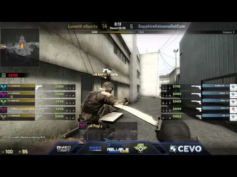 Lunatik vs SapphireKelowna (de_nuke) | CEVO-Professional Playoffs