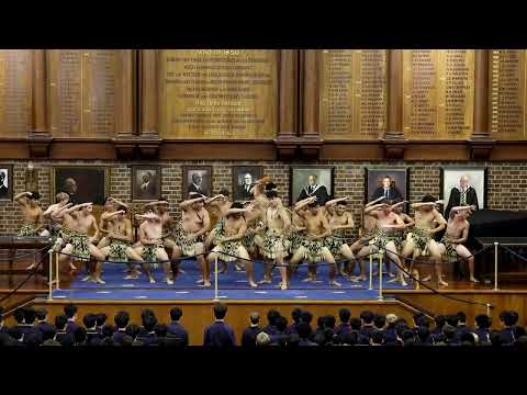 Incredibly powerful assembly performance from the Kapa Haka group