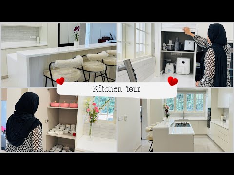 Kitchen Tour | Most requested | Home tour | Island kitchen | Kerala home tour | European style home🏡