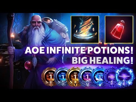 Deckard Lorenado - AOE INFINITE POTIONS! BIG HEALING! - Grandmaster Storm League