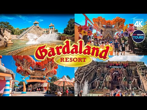 Video: GARDALAND GIRO COMPLETO - COMPLETE TOUR 4K