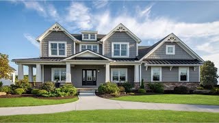 INSIDE the Stunning NEW Craftsman Home Design w/ Huge Sunroom!