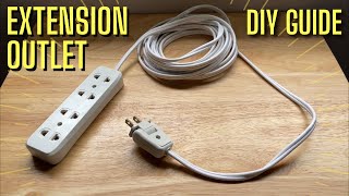DIY Extension Cord Outlet | How To Make A Power Strip