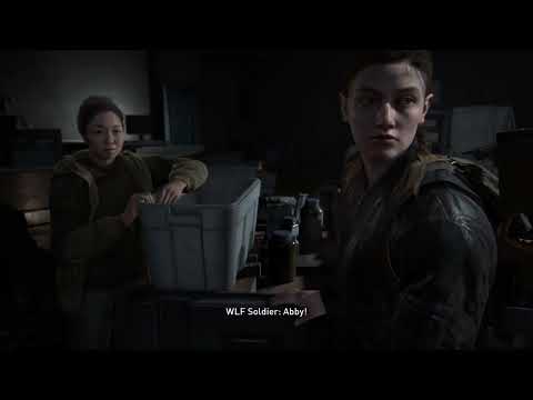ABBY GOES TO THE HOSPITAL'S LOWER  FLOORS || The Last of Us™ Part II
