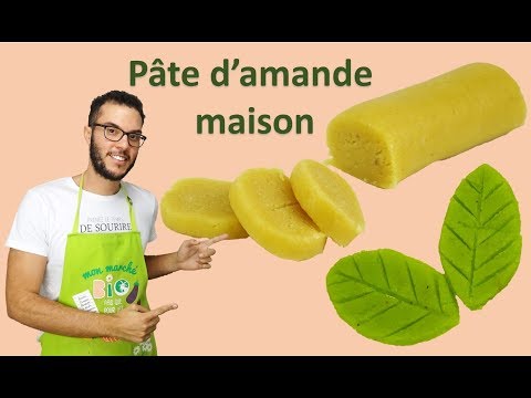 recette PÂTE D'AMANDE MAISON, FACILE ET RAPIDE