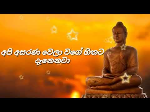 අපි අසරණ වෙලා වගේ හිතට දැනෙනවා : (Lyrics)