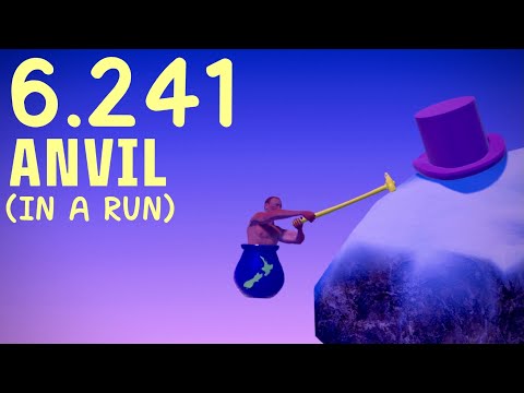 Getting Over It - 6.241 Anvil Segment in a run