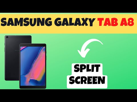Samsung Galaxy Tab A8 , A8 LTE How to use Split Screen || Multitasking